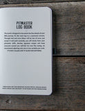 Pitmaster's Logbook by Jess Pryles stone paper logbook — opening page that reads this book belongs to