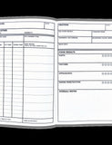 Pitmaster's Logbook by Jess Pryles stone paper logbook — open cook template with weather, pit and results fields