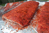 Hardcore Carnivore Red rub seasoning on food