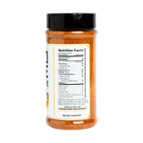Hardcore Carnivore Sweet BBQ rub, ingredients side of pack