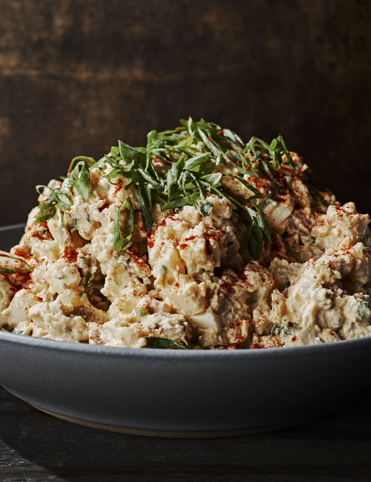 Horn Barbecue by Matt Horn hardback cookbook — Sides chapter opener with a bowl of potato salad