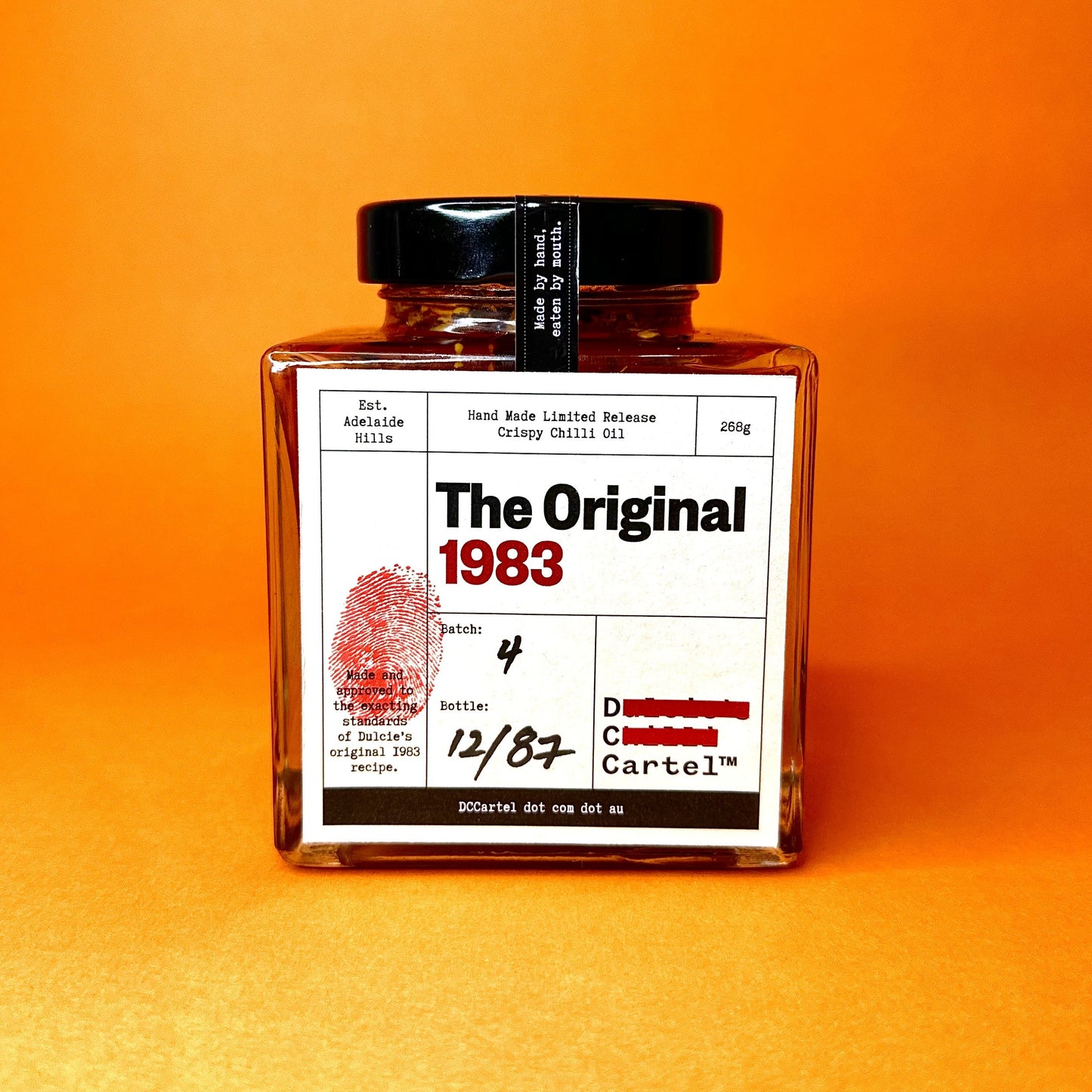 DC CARTEL: The Original 1983- Limited Release Crispy Chilli Oil - 268g