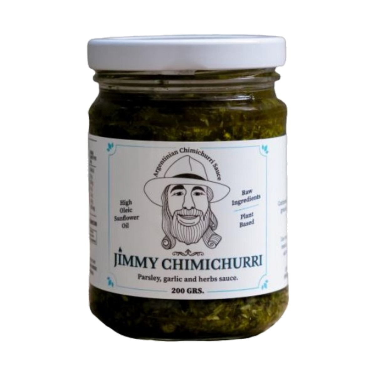 Jimmy Chimichurri Classic Argentinian herb sauce 200g jar