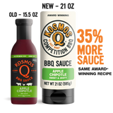 Kosmos Q Apple Chipotle BBQ Sauce – 439g product front label