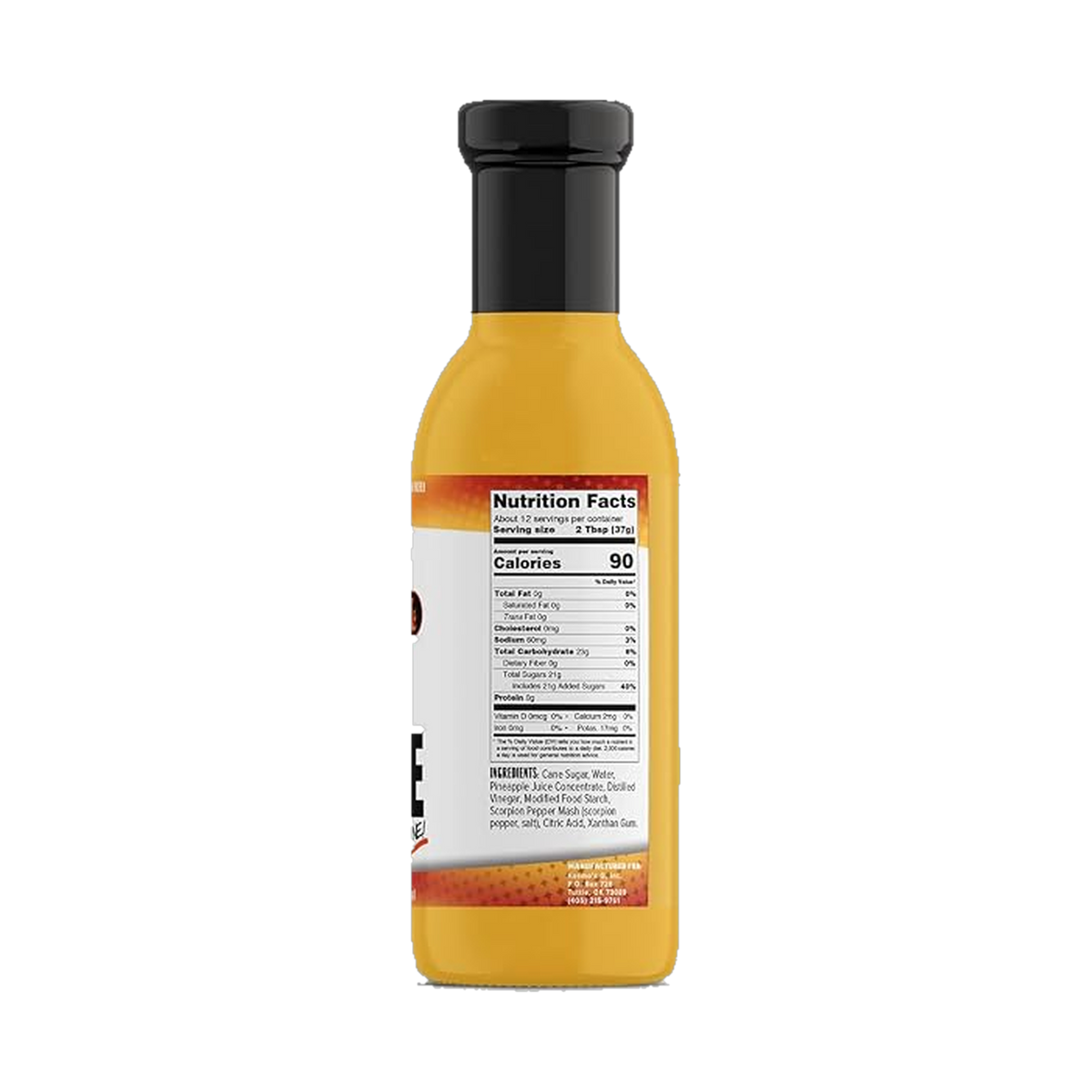 Kosmos Q Pineapple Heat BBQ Glaze product front label