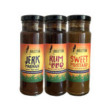 Little Brixton Jamaican Trio Bundle — three bottles on transparent background
