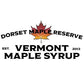 DORSET MAPLE RESERVE: Vermont Maple Syrup Bourbon Barrel Aged - 250ml