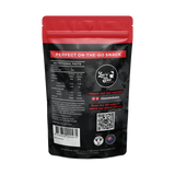 Low n Slow Basics Steak Shooter beef jerky 70g, back of pack, transparent background