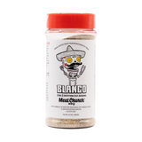 Meat Church Blanco 340g steak & everything seasoning — front of shaker on transparent background