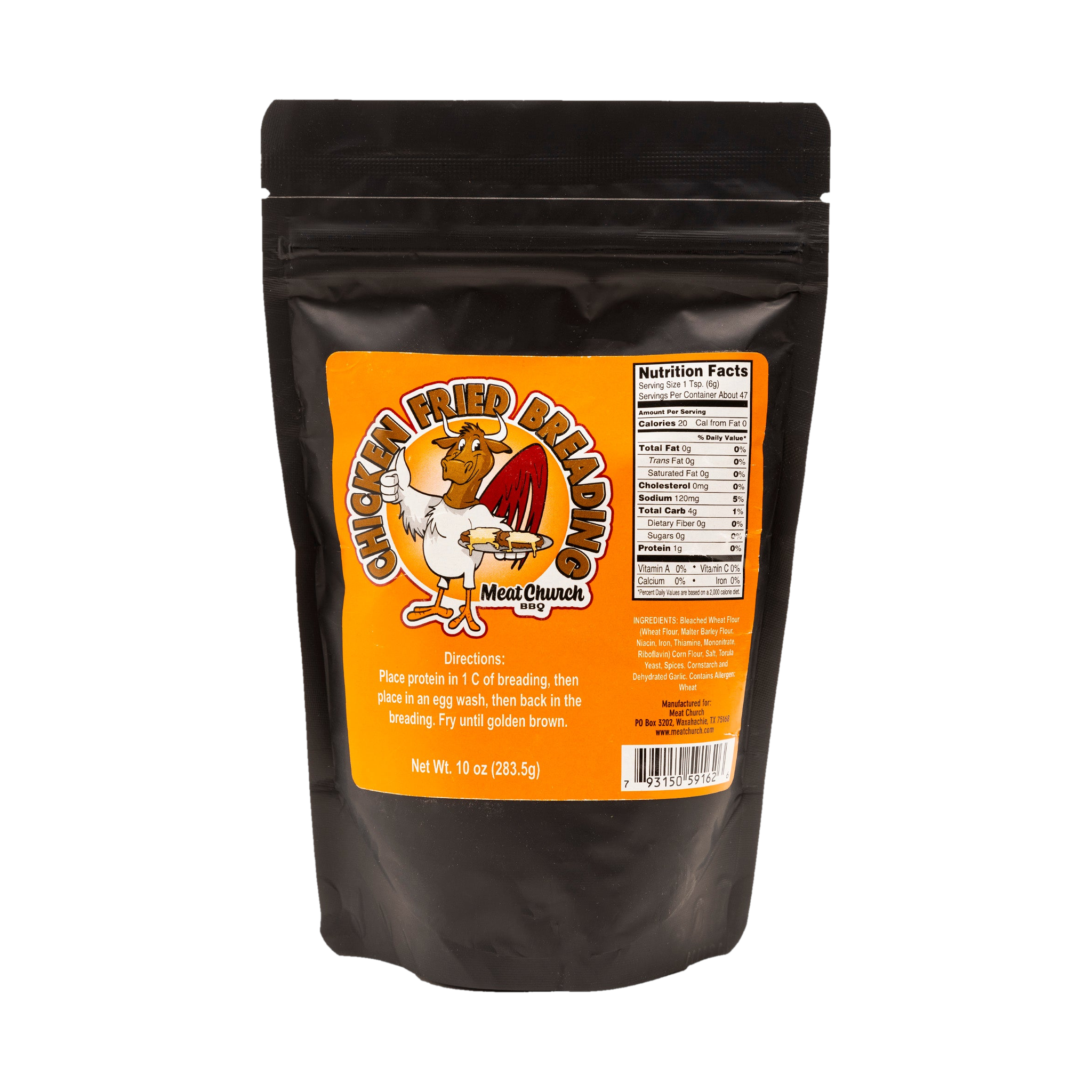 Meat Church Chicken Fried Steak Breading 283g southern-style coating — front of pack
