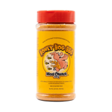 Meat Church Honey Hog 354g BBQ rub — front of shaker on transparent background