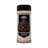 Middle Kingdom AP Warlord all-purpose seasoning 180g — front of shaker on transparent background