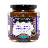 Mudgeeraba Spices Sri Lanka Pineapple Chutney Medium 330g jar, front label