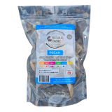Natural Smoke BBQ Woods Pecan wood chunks 1kg bag — front of bag on transparent background