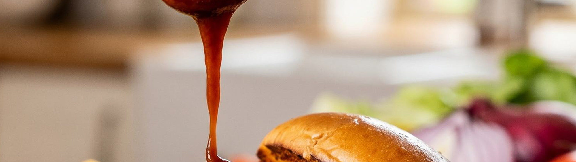 Nomad Chilli Co The BBQ Sauce basted over smoky grilled pork ribs, fermented barbecue sauce