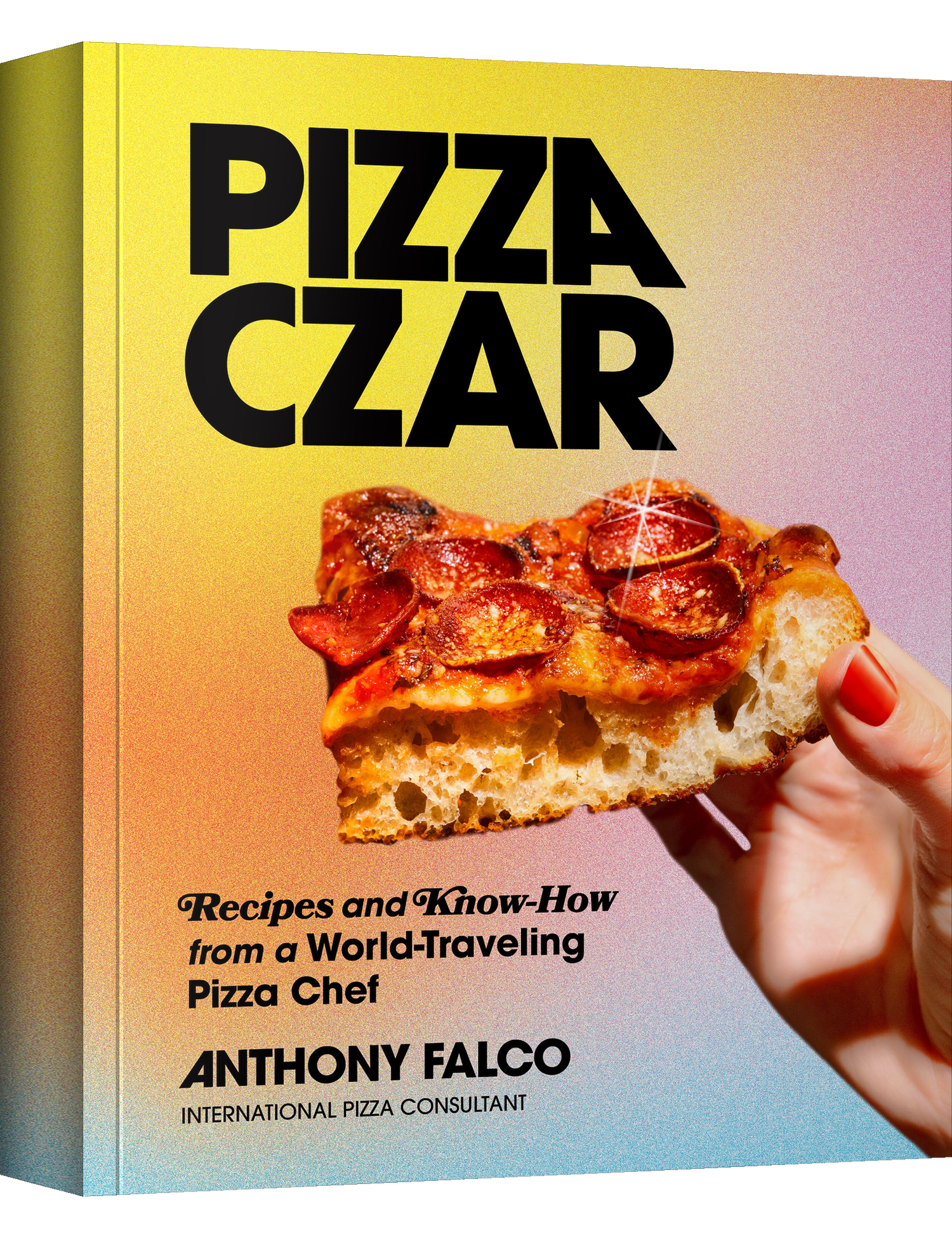 Pizza Czar by Anthony Falco hardback cookbook — front cover