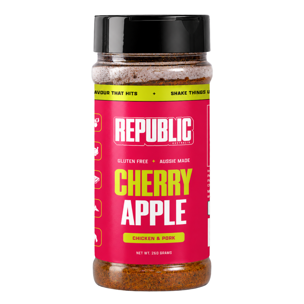 REPUBLIC Cherry Apple Chicken & Pork BBQ Rub 260g