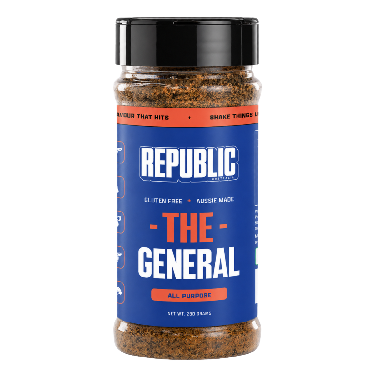 REPUBLIC The General All-Purpose BBQ Rub 280g