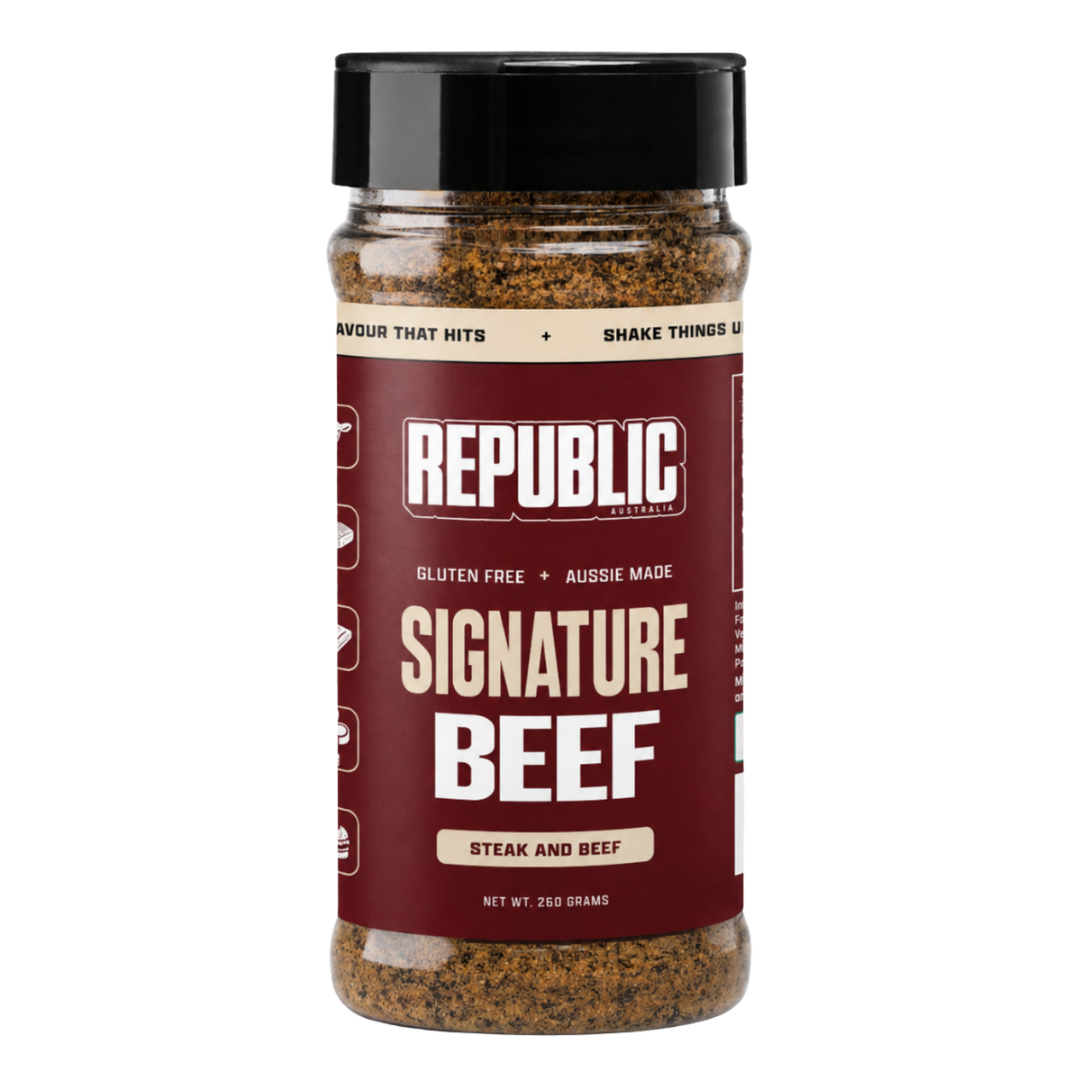 REPUBLIC Signature Beef Steak & Beef BBQ Rub 260g
