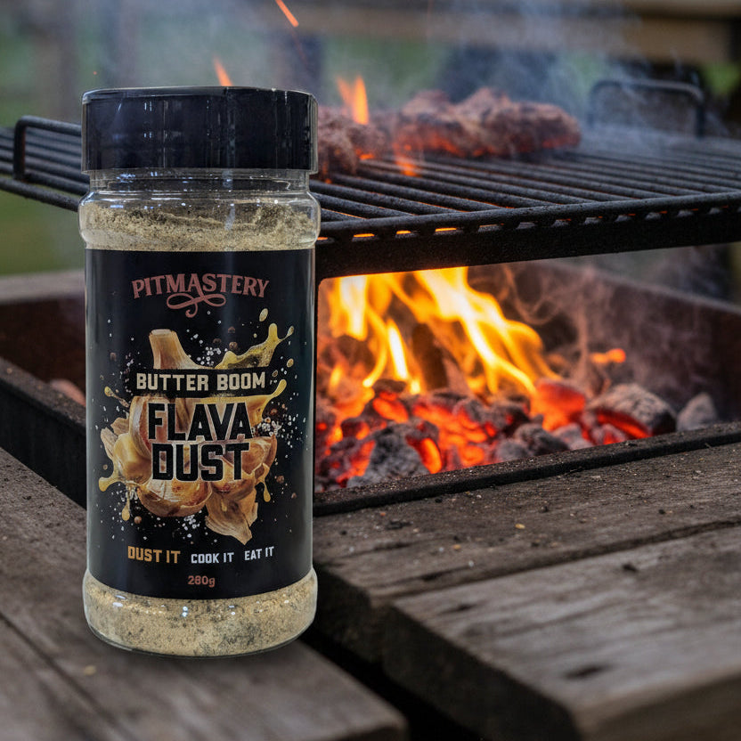 Pitmastery Butter Boom garlic butter seasoning dust