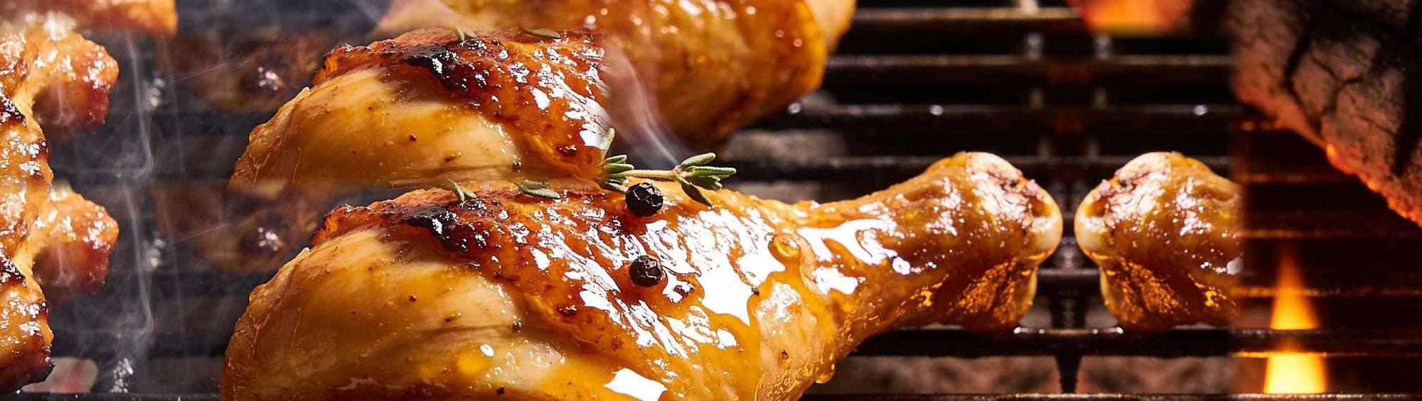 Blues Hog Honey Mustard banner — Silky honey and tangy mustard glaze, no chilli burn - a backyard classic.