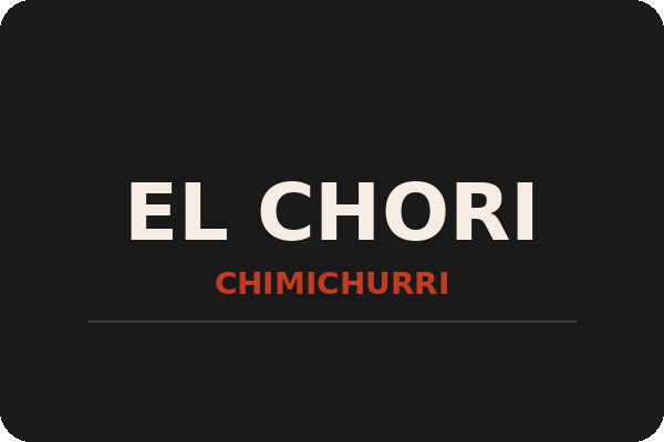 El Chori chimichurri brand logo