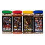 Stef the Maori — the full range of all four shakers together
