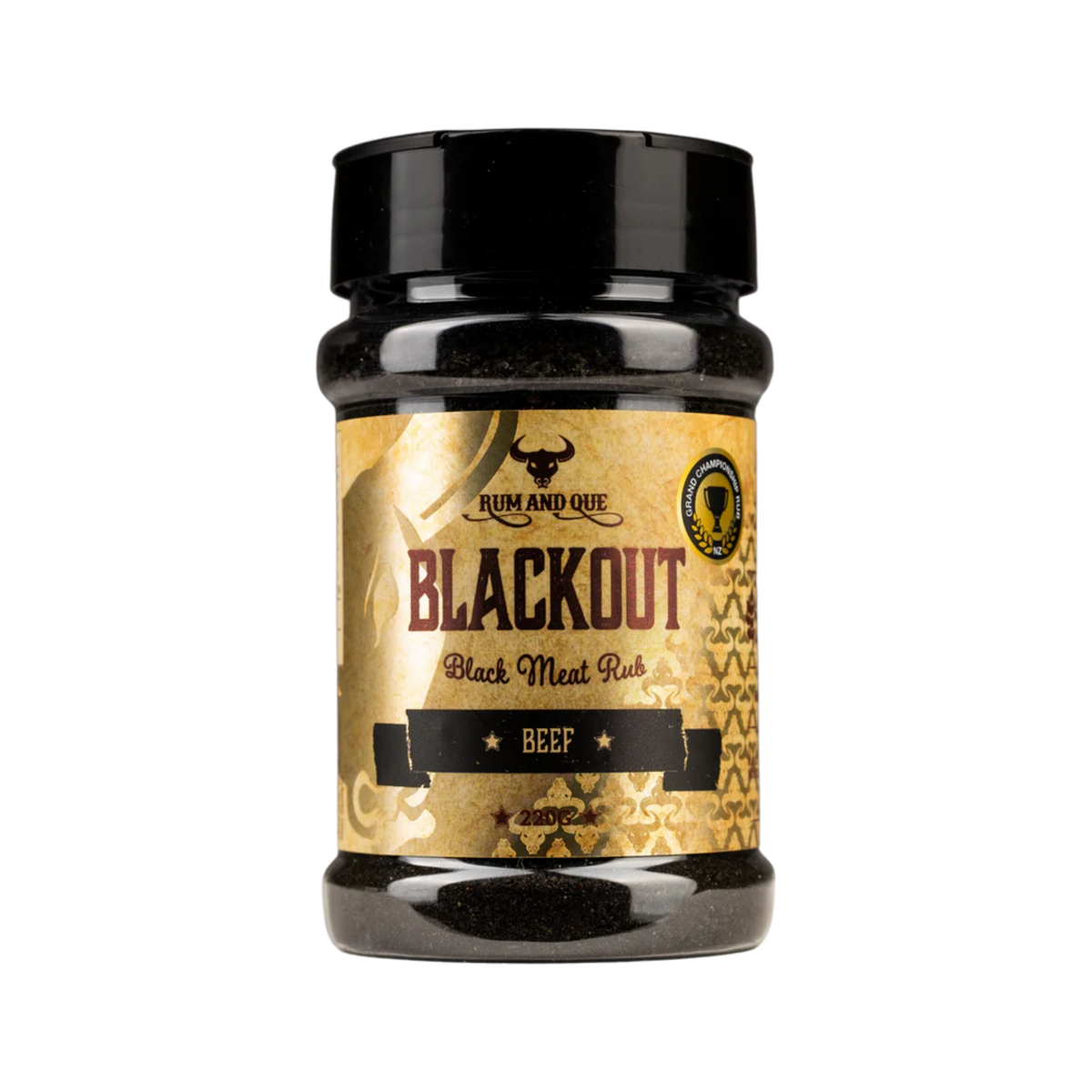 Rum and Que Blackout Beef Rub 220g