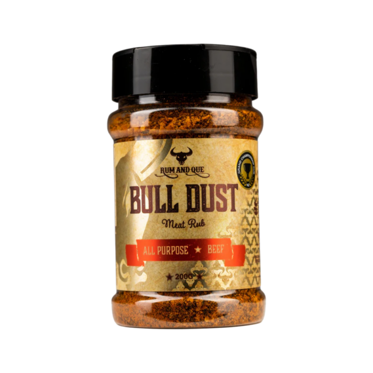 Rum and Que Bull Dust All Purpose Rub 200g