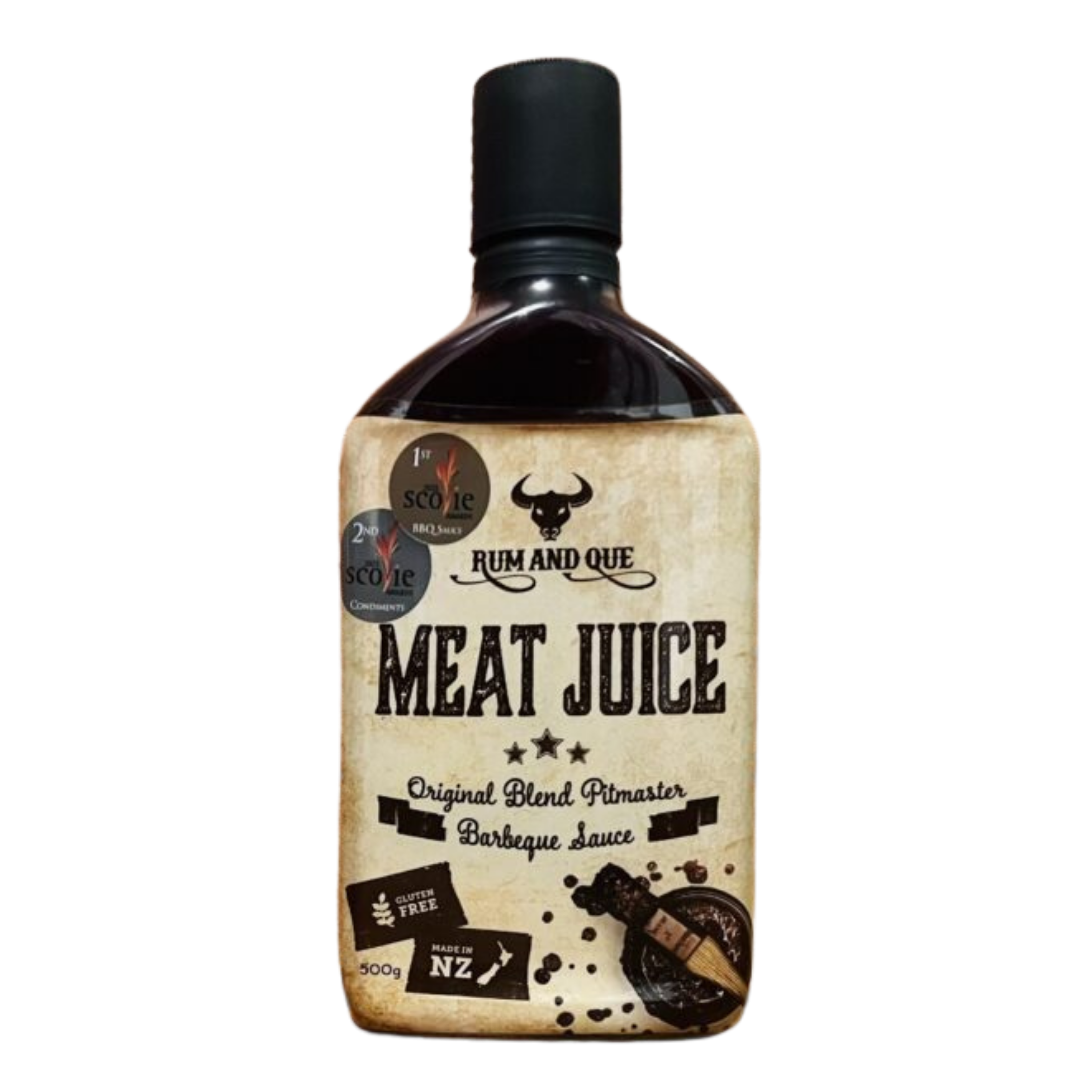 Rum and Que Meat Juice Glaze and BBQ Sauce 500ml
