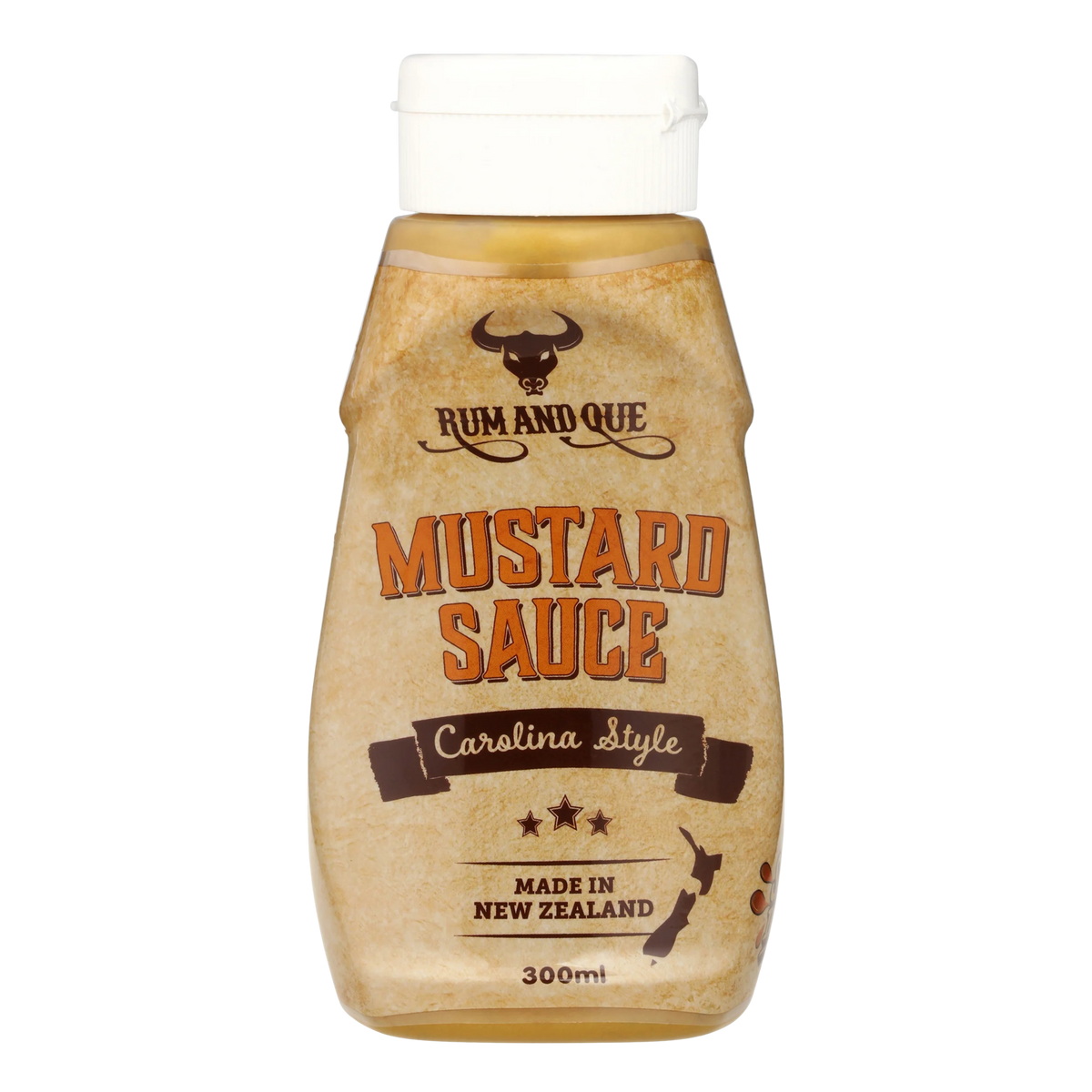 Rum and Que Mustard Sauce Carolina Style 300ml