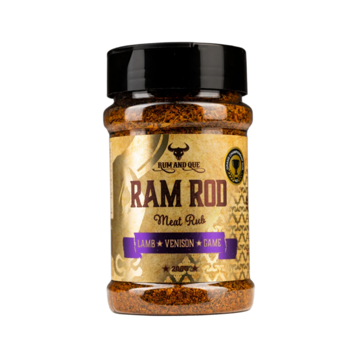 Rum and Que Ram Rod Game Rub 200g