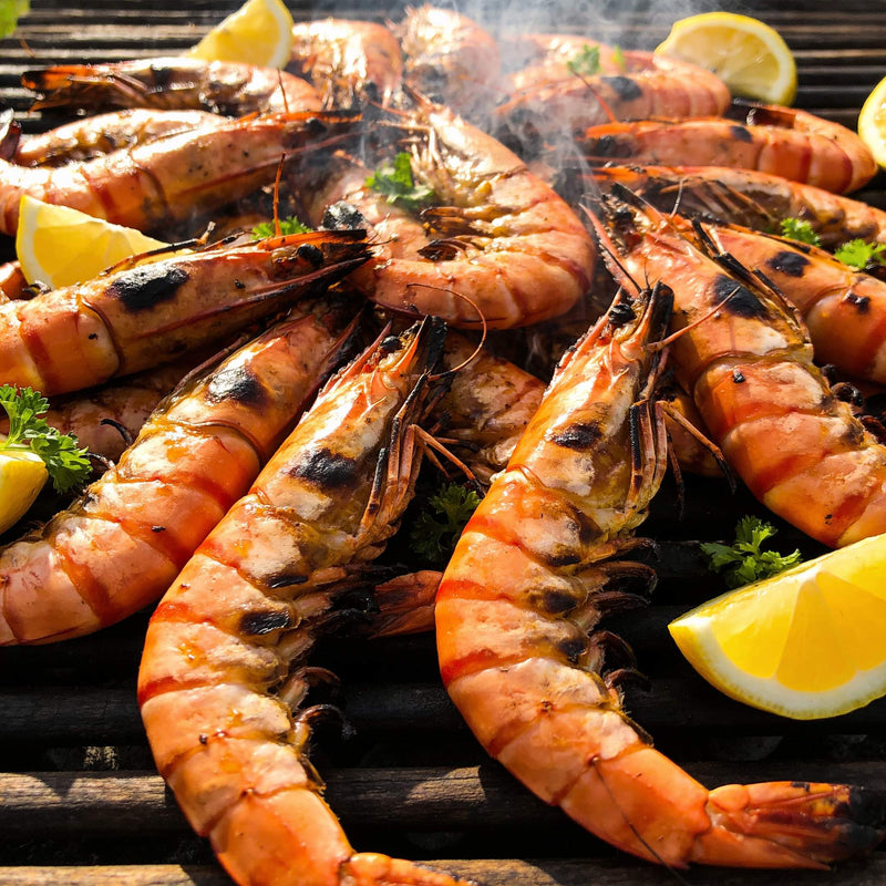 Char-grilled prawns, straight off the barbie lifestyle photo
