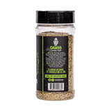 SinsQue Grass Lamb Rub 210g lamb rub — side label detail, transparent background