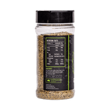 SinsQue Grass Lamb Rub 210g lamb rub — ingredients and nutrition panel, transparent background