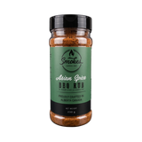 Smokes Asian Spice BBQ rub 230g, front of shaker — part of the Smokes Full Range Bundle