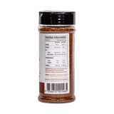 Smokes Chipotle Salt 195g finishing salt, ingredients and nutrition panel, transparent background