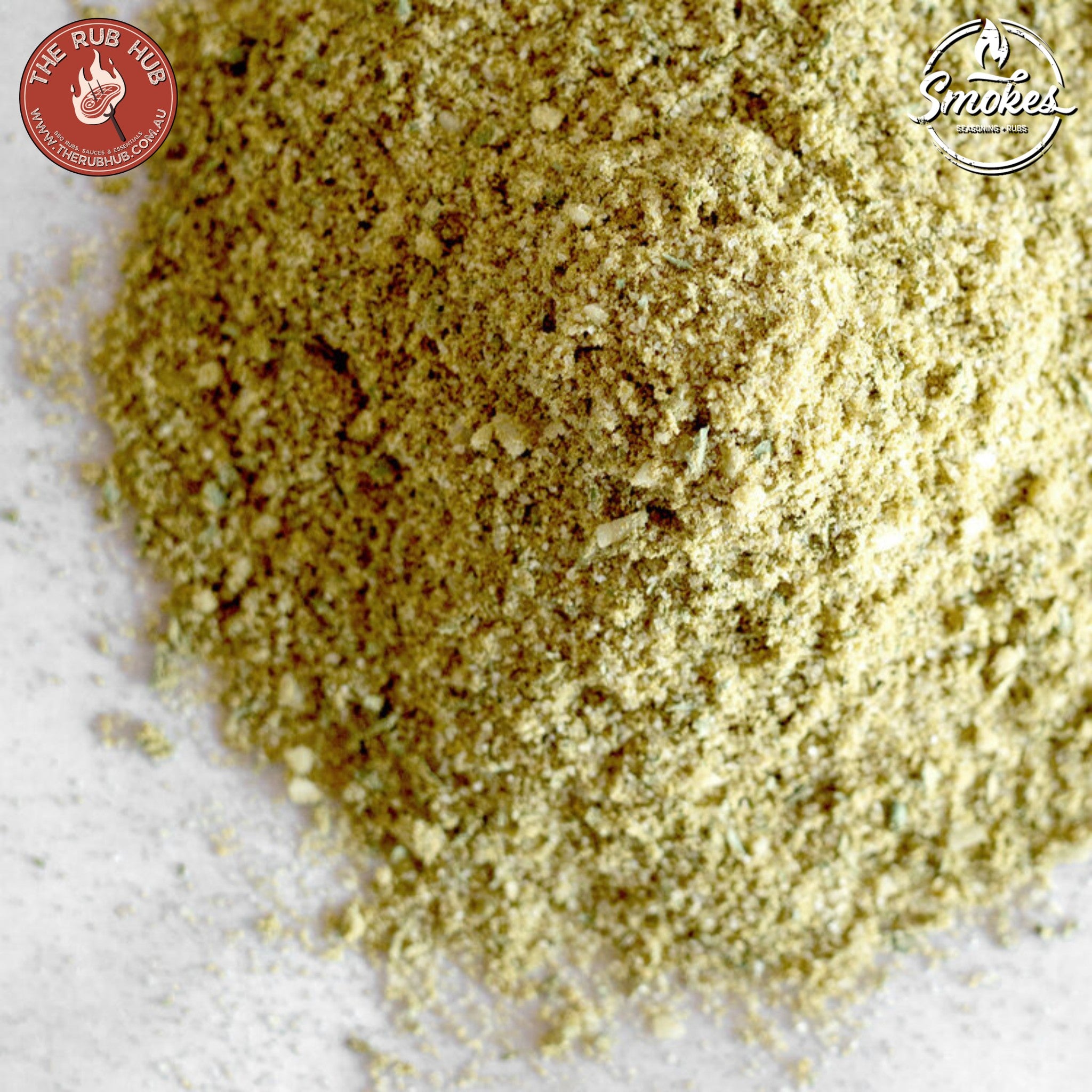 Smokes Jalapeno Salt - green jalapeno salt, close-up texture