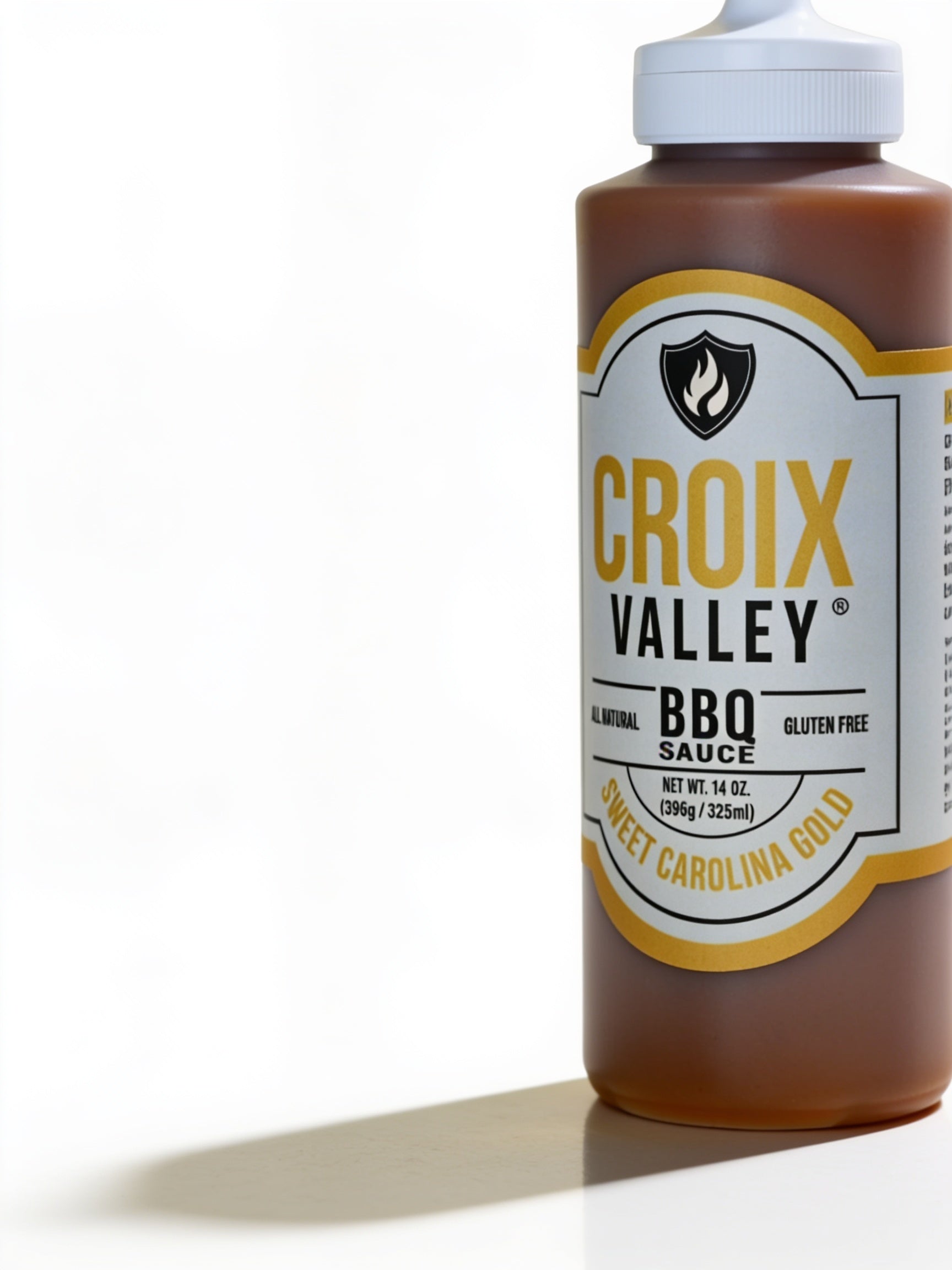 CROIX VALLEY: Sweet Carolina Gold BBQ Sauce - left angle
