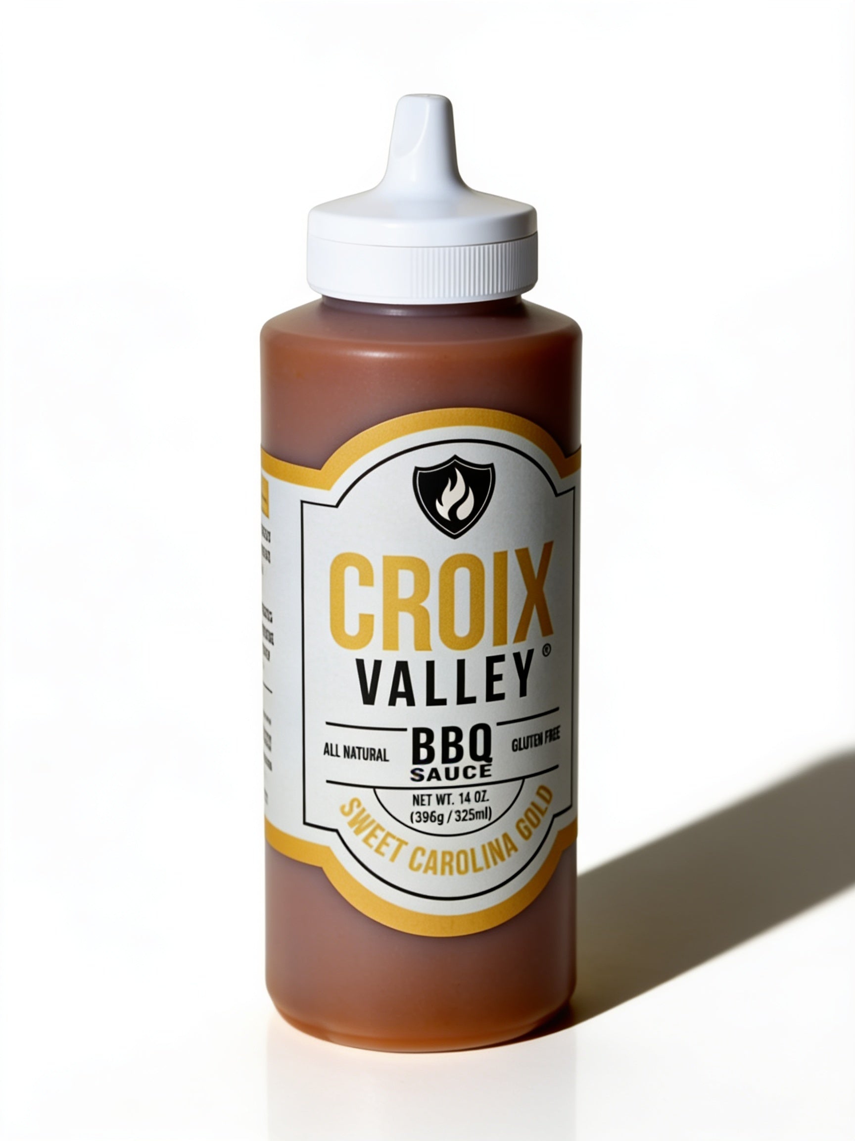 CROIX VALLEY: Sweet Carolina Gold BBQ Sauce - right angle