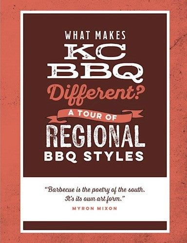 The Little Book of KC BBQ by Jonathan Bender hardback cookbook — interior pages on what makes KC BBQ different