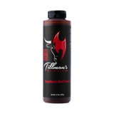 Tillman's Barbecue Grandma's Red BBQ sauce 595g, front of bottle on transparent background