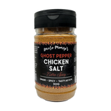 Uncle Mungo's Ghost Pepper Chicken Salt 300g ghost pepper chicken salt — front of shaker on transparent background