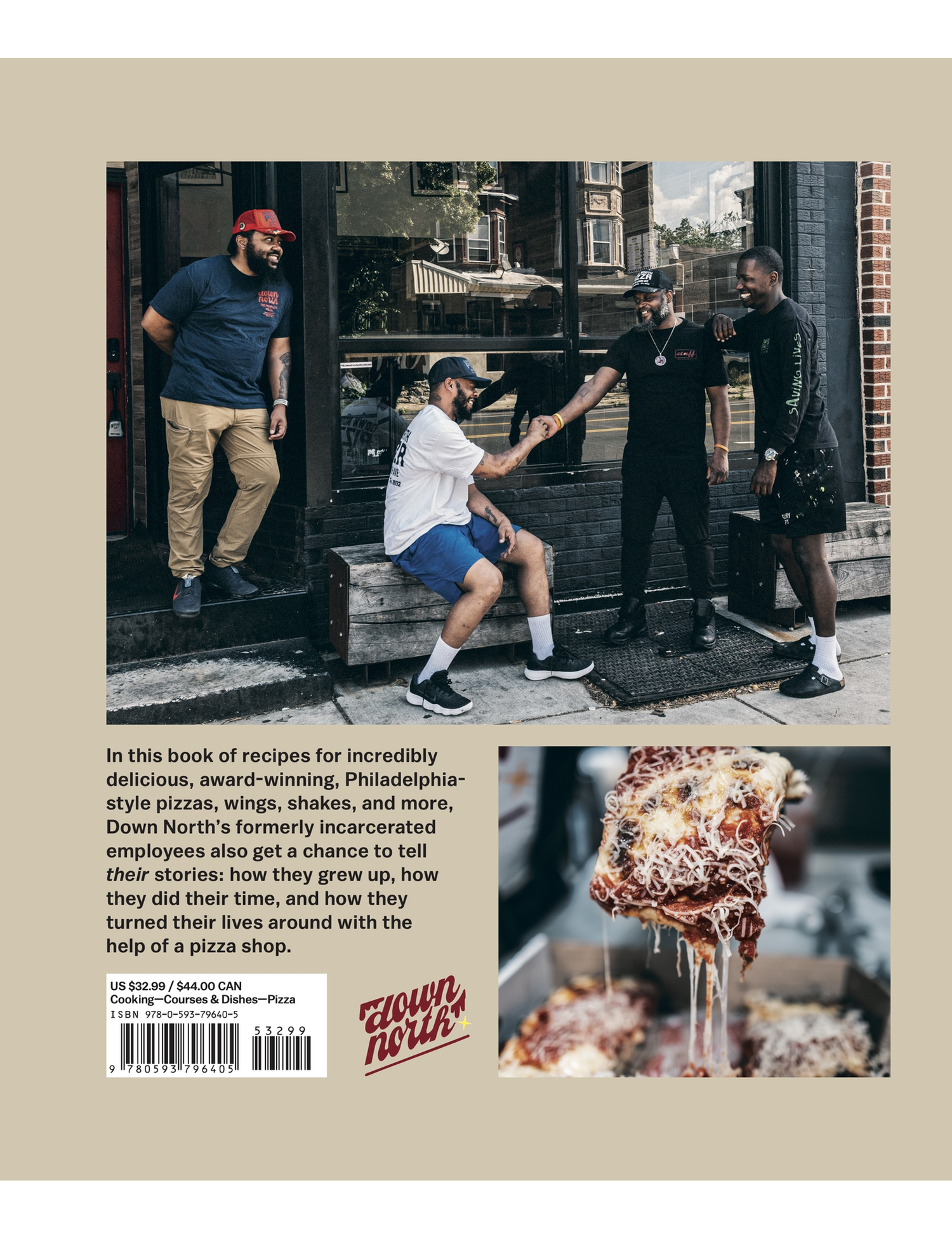We the Pizza by Muhammad Abdul-Hadi hardback cookbook — back cover