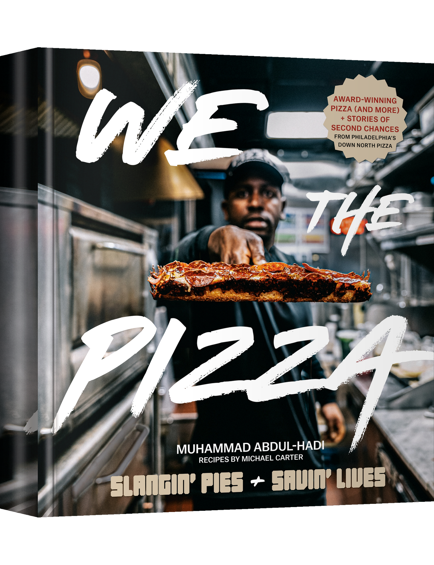 We the Pizza by Muhammad Abdul-Hadi hardback cookbook — front cover