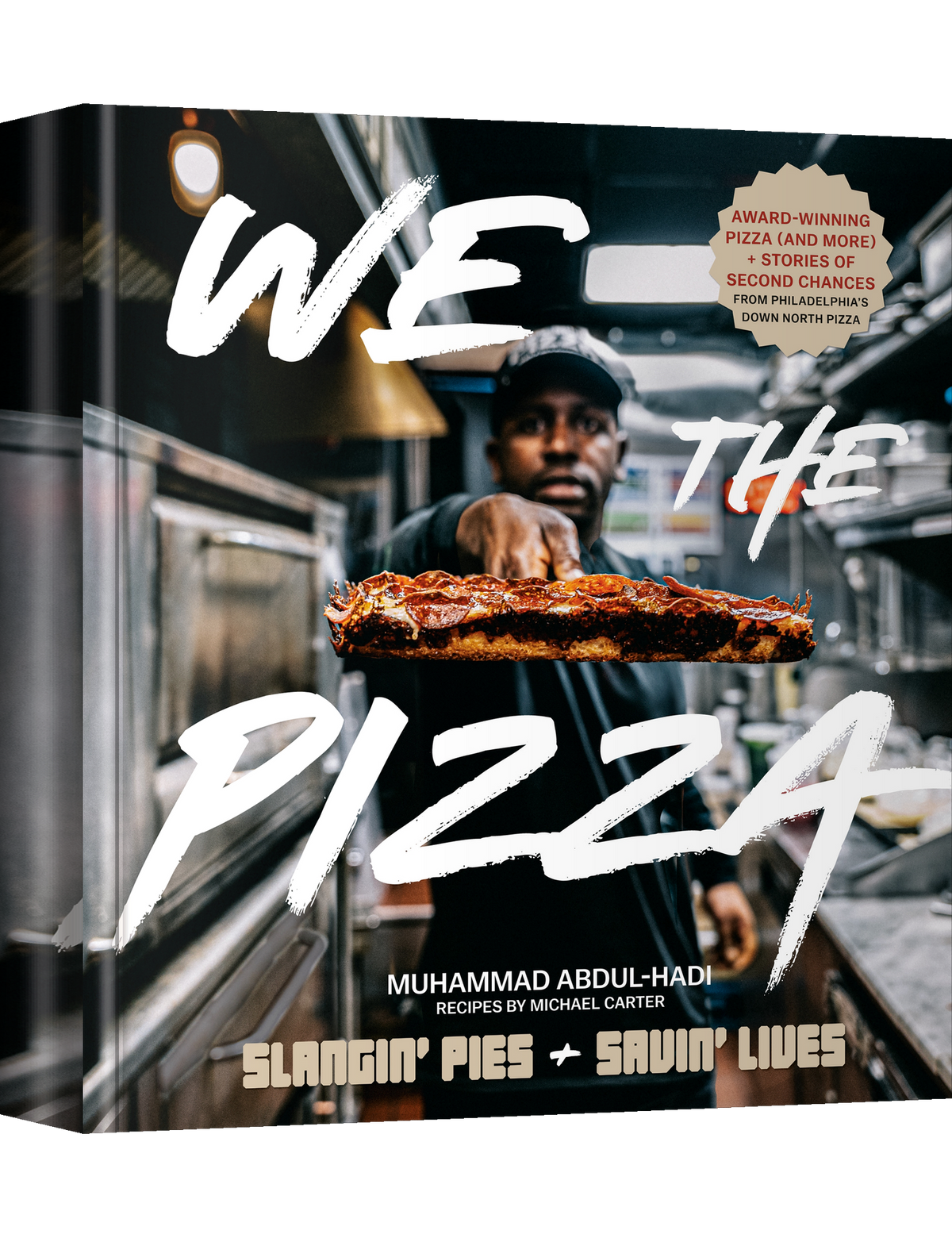 We the Pizza by Muhammad Abdul-Hadi hardback cookbook — front cover