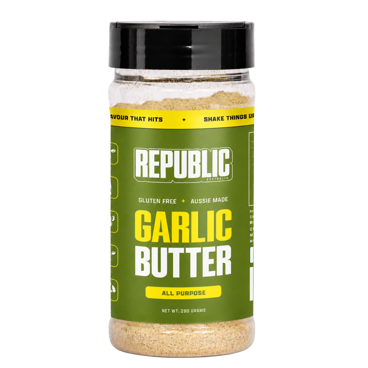 Republic Garlic Butter all-purpose BBQ rub 280g