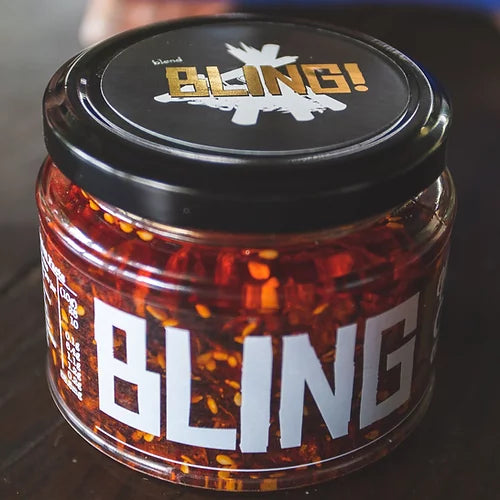 BLEND SMOKED HONEY: BLING Chilli Oil Crunch – 250g