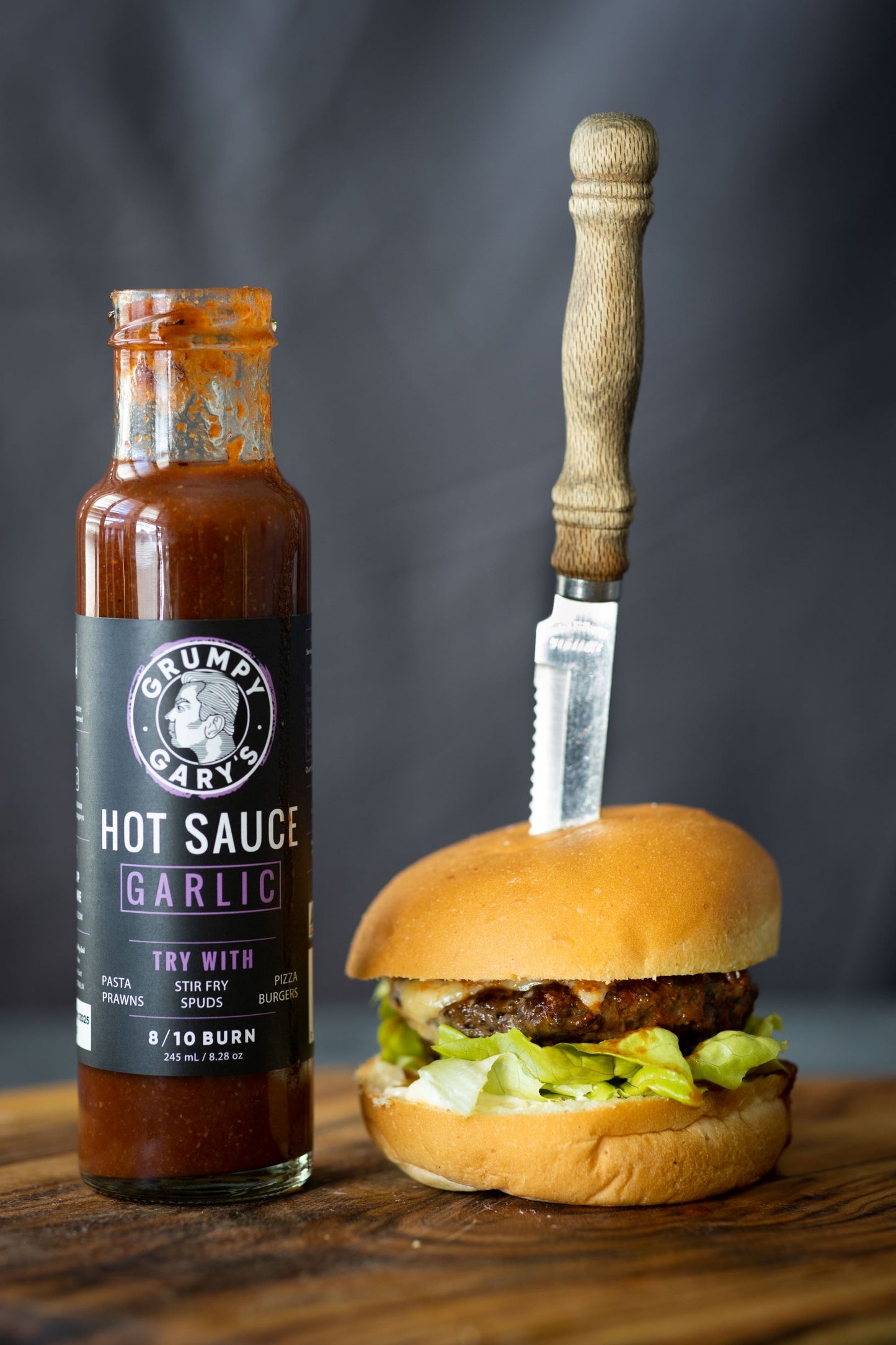 GRUMPY GARYS: Garlic Hot Sauce – 245ml