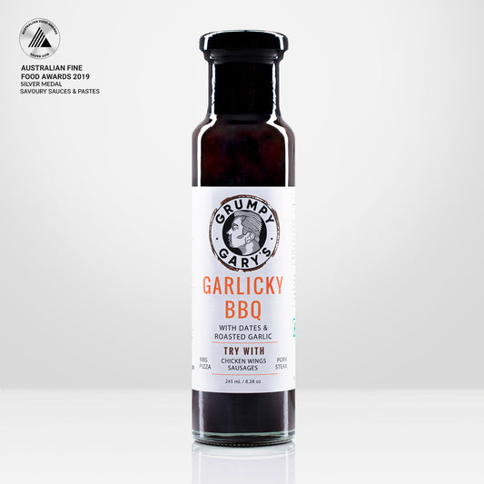 GRUMPY GARYS: Garlicky BBQ Sauce – 245ml